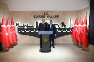 Kosova Bakanı Damka’dan Edirne Ziyareti