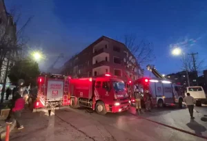 Küçükçekmece’de Yangın