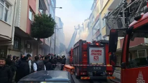 Küçükçekmece’de Yangın Paniği