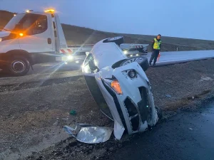 Kulu’da Aile Trafik Kazasında Yaralandı