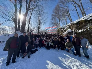 Kumru’da Kayak Etkinliği Renkli Anlara Sahne Oldu