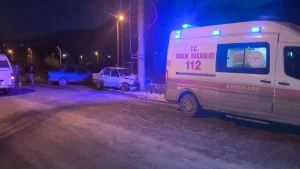 Kütahya’da Trafik Kazası: İki Yaralı