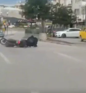 Lodos Lastik Kazasına Sebep Oldu