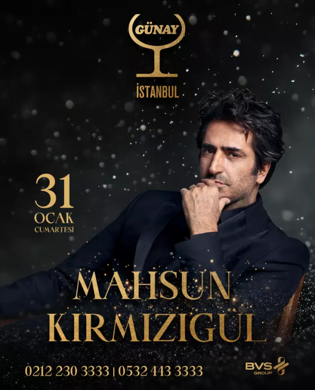 Mahsun Kırmızıgül, Günay Restaurant İstanbul sahnesinde sevenleriyle buluşuyor