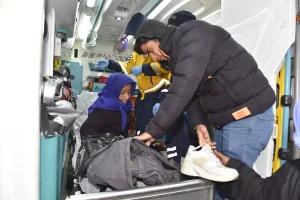 Mahsur kalan diyaliz hastasına ulaşıldı