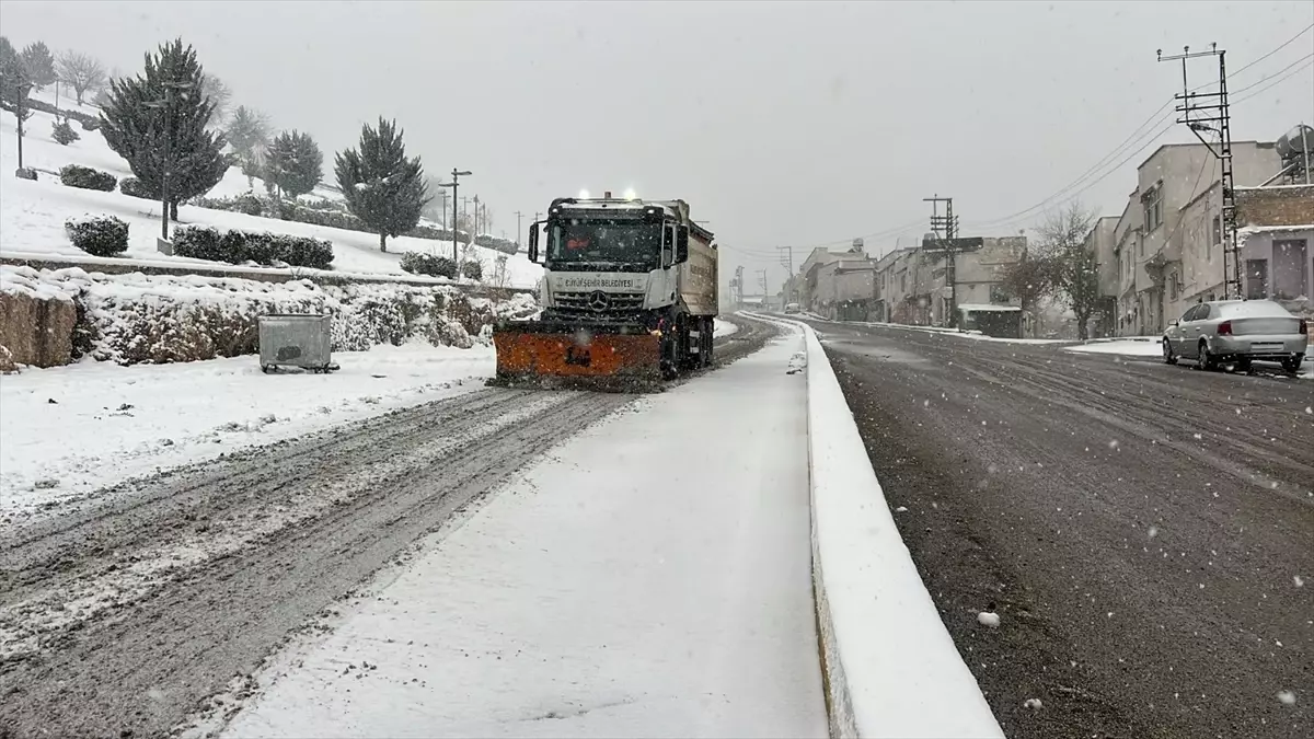 Malatya ve Şanlıurfa’da Karla Mücadele