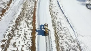 Malatya’da Kar Yağışı Etkili