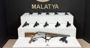 Malatya’da operasyon: 13 ruhsatsız silah ele geçirildi