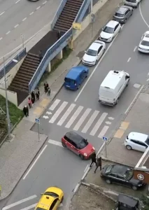 Maltepe’de Tehlikeli Sürüş Anları