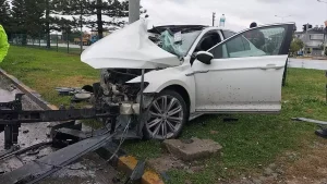 Manavgat’ta Trafik Kazası: Sürücü Yaralandı