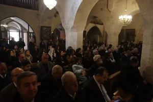 Mardin’de tarihi Kırklar Kilisesi’nde Noel ayini düzenlendi