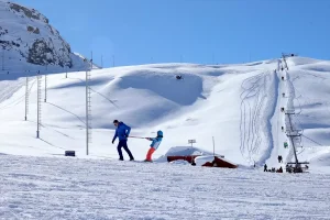 Mergabütan Kayak Merkezi’nde Yoğunluk