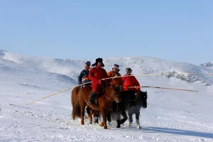 Moğolistan’da Aşırı Kış Koşulları