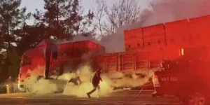 Muğla’da TIR Yangını