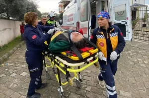 Nazilli’de Kamyonet Kadına Çarptı