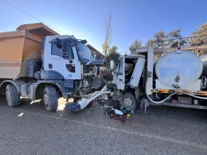Ödemiş’te Kamyonet Kazası: Sürücü Yaralandı