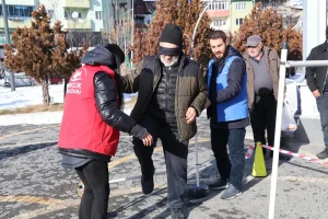 Oltu’da Görme Engellilere Empati Parkuru