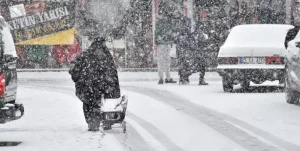 Oltu’ya Kar Yağdı