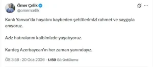 Ömer Çelik’ten Kanlı Yanvar Anması