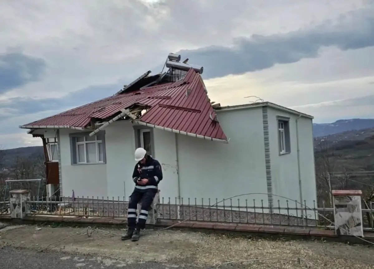 Ordu’da Kuvvetli Fırtına Etkili Oldu