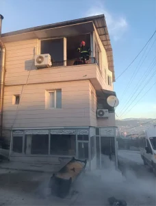 Osmaniye’de evde çıkan yangın söndürüldü