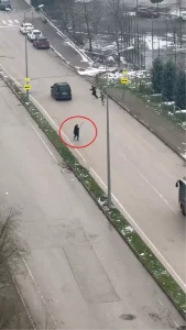 Otobüs Şoföründen Çocuklara Sopayla Takip