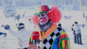 Palyaçoyla Kayak Eğlencesi