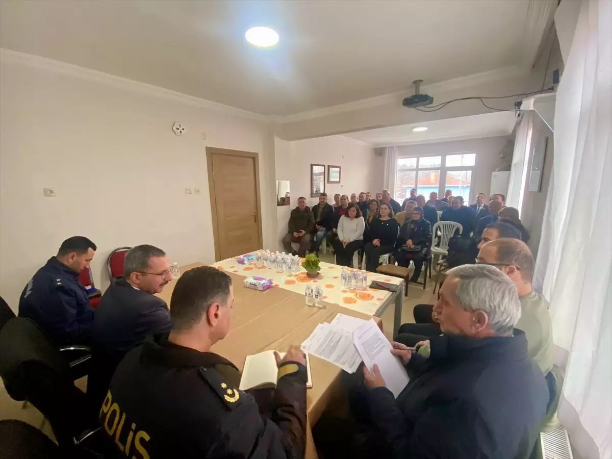 Pınarhisar’da Muhtarlar Toplantısı