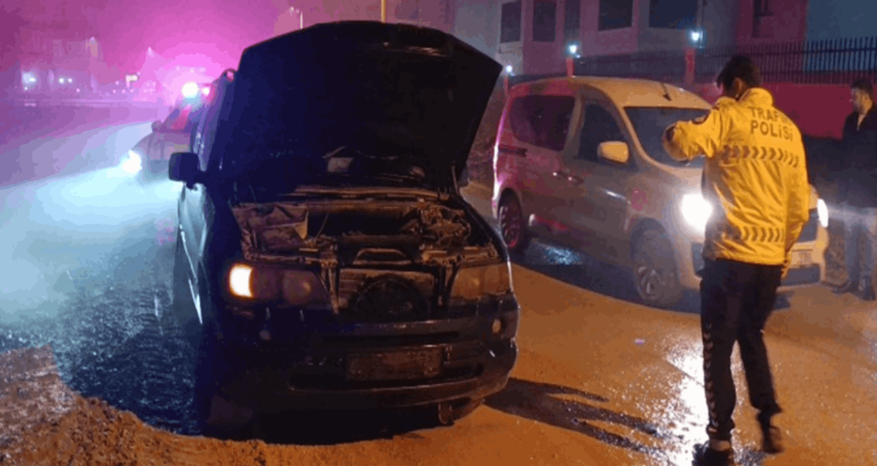 Polisten kaçan alkollü sürücü, kaza yapınca yakalandı