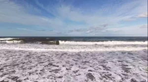 Rize’de Dev Dalgalar Dronla Görüntülendi