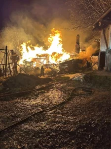 Safranbolu’da Yangın: Ev Sahibi Yaralandı