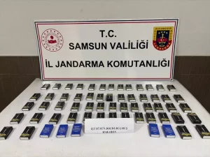 Samsun’da 1220 Doldurulmuş Makaron Ele Geçirildi