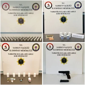 Samsun’da Uyuşturucu Operasyonu: 5 Gözaltı