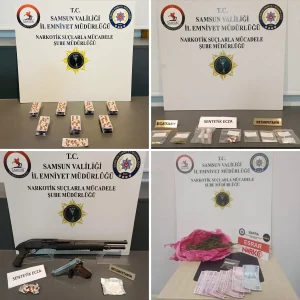 Samsun’da Uyuşturucu Operasyonu: 6 Gözaltı