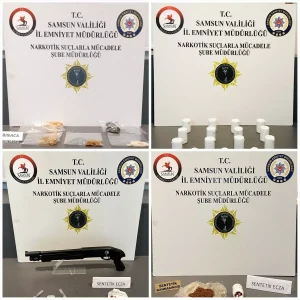 Samsun’da Uyuşturucu Operasyonu: 7 Gözaltı