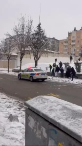 Siirt’te Kar Topu Eğlencesi