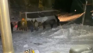 Siirt’te Mahsur Kalanlar Kurtarıldı