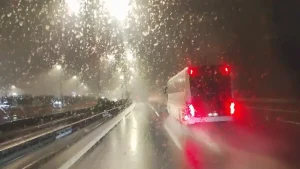 Silivri’de Kar Yağışı Etkili Oluyor