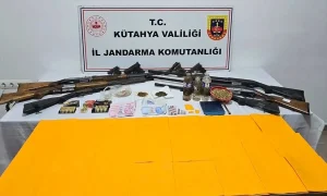 Simav’da Uyuşturucu ve Silah Operasyonu: 14 Gözaltı