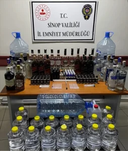 Sinop’ta Sahte İçki Operasyonu
