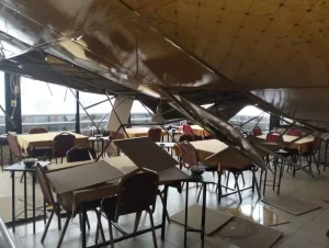 Şırnak’ta Kar Yağışı Çatılara Zarar Verdi