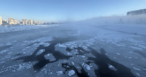 Sivas eksi 19’u gördü, Kızılırmak buz tuttu