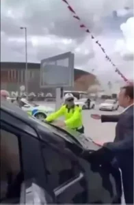 Şoföre Araçla Polis Üzerine Sürme Cezası