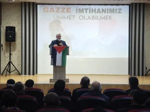 Solhan’da ‘Gazze’ Konulu Konferans Düzenlendi