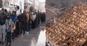 Sultanbeyli’de hamsi festivalinde 2 buçuk ton balık dağıtıldı