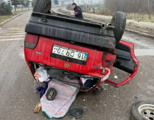 Tavşanlı’da Kaza: Sürücü Yaralı