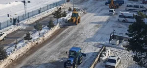 Tokat’ta Karla Mücadele Devam Ediyor