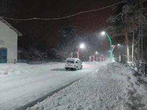 Tokat’ta Karla Mücadele Devam Ediyor