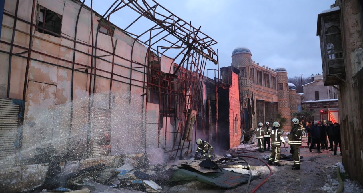 TRT’nin film platosu cayır cayır yandı!