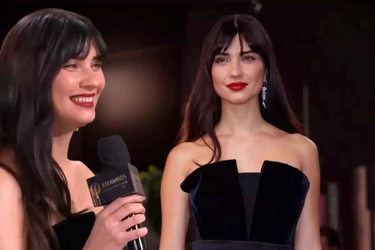 Tuba Büyüküstün’ün ödül töreninde sunucuya verdiği yanıt çok konuşulur